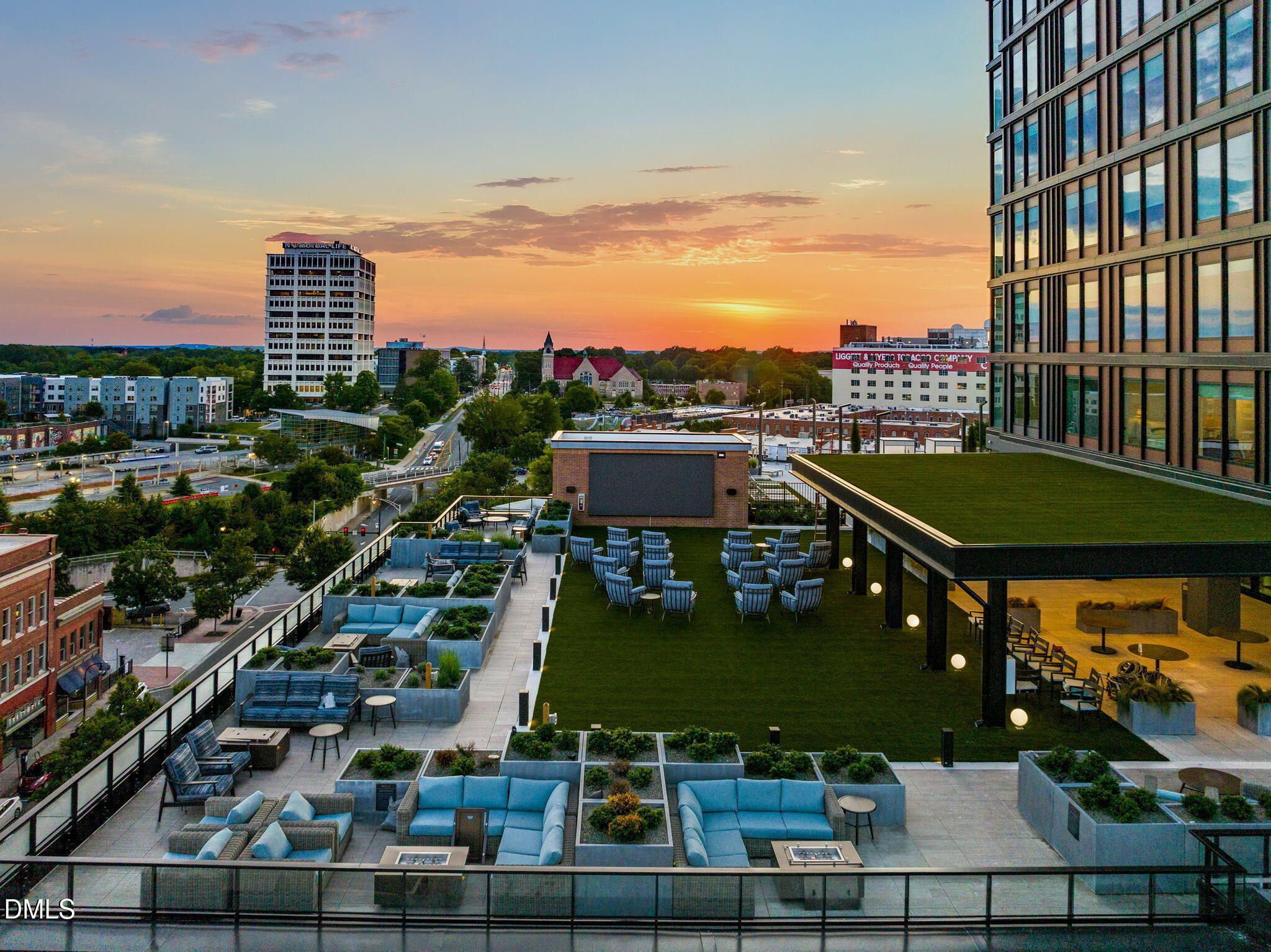 115 Morris Street, Unit 2502 Durham, NC 27701 - Photo 70 of 72 a view of a city with tall buildings