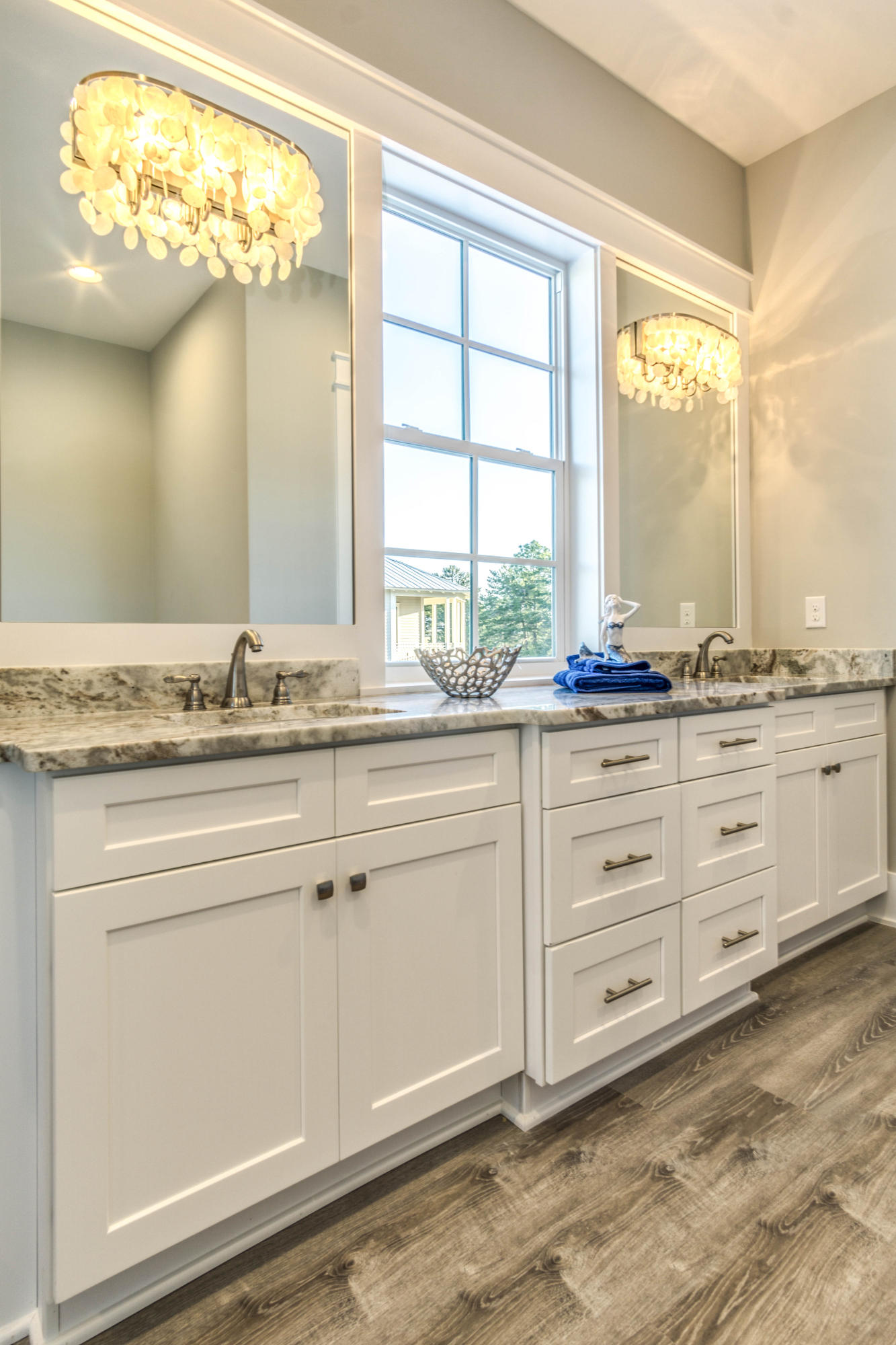 166 Cabana Trail Santa Rosa Beach, FL 32459 - Photo 29 of 62 a bathroom with a sink vanity and mirror