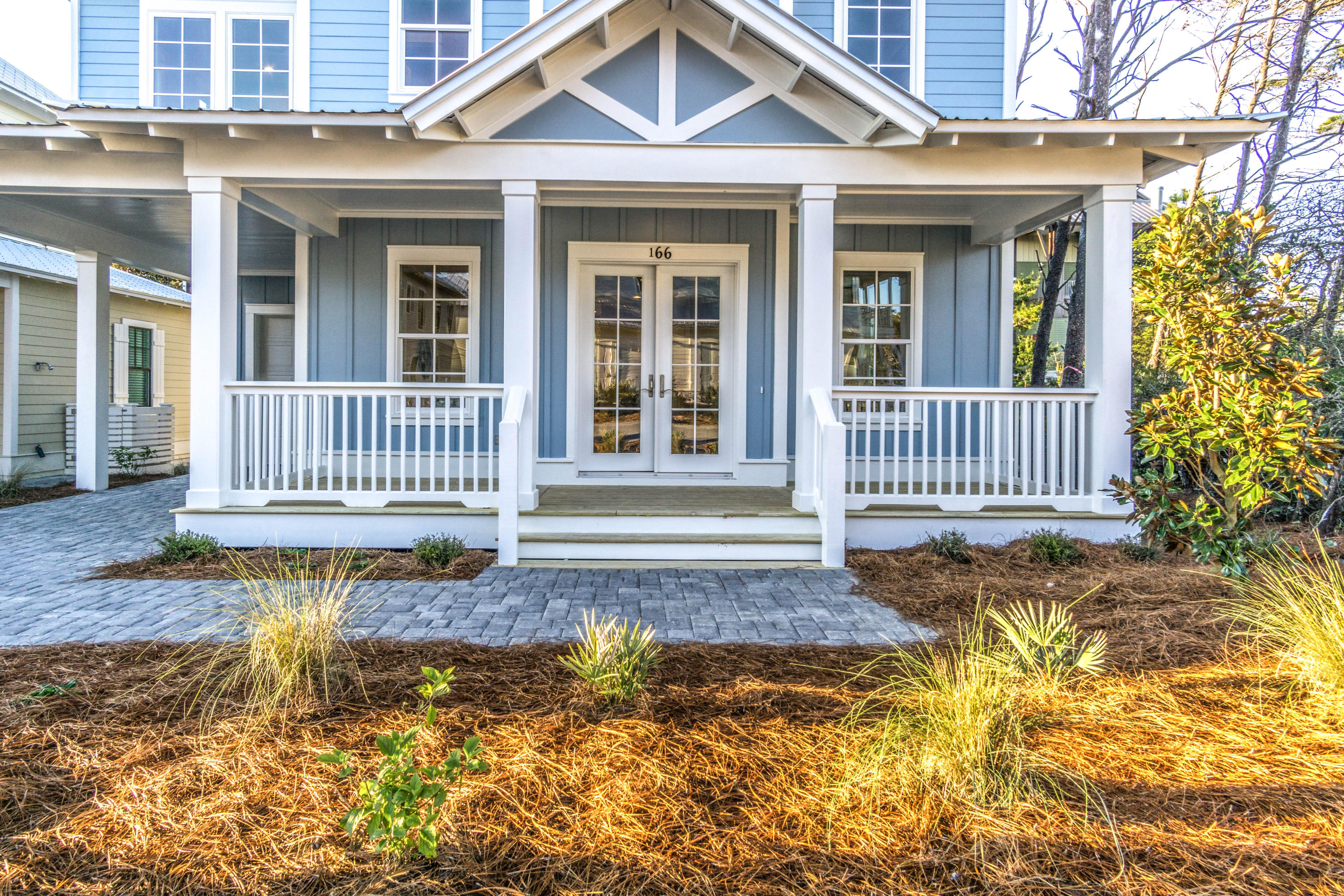166 Cabana Trail Santa Rosa Beach, FL 32459 - Photo 62 of 62 front view of a house with a porch