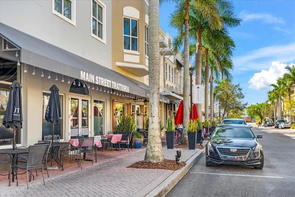 a front view of a retail shop