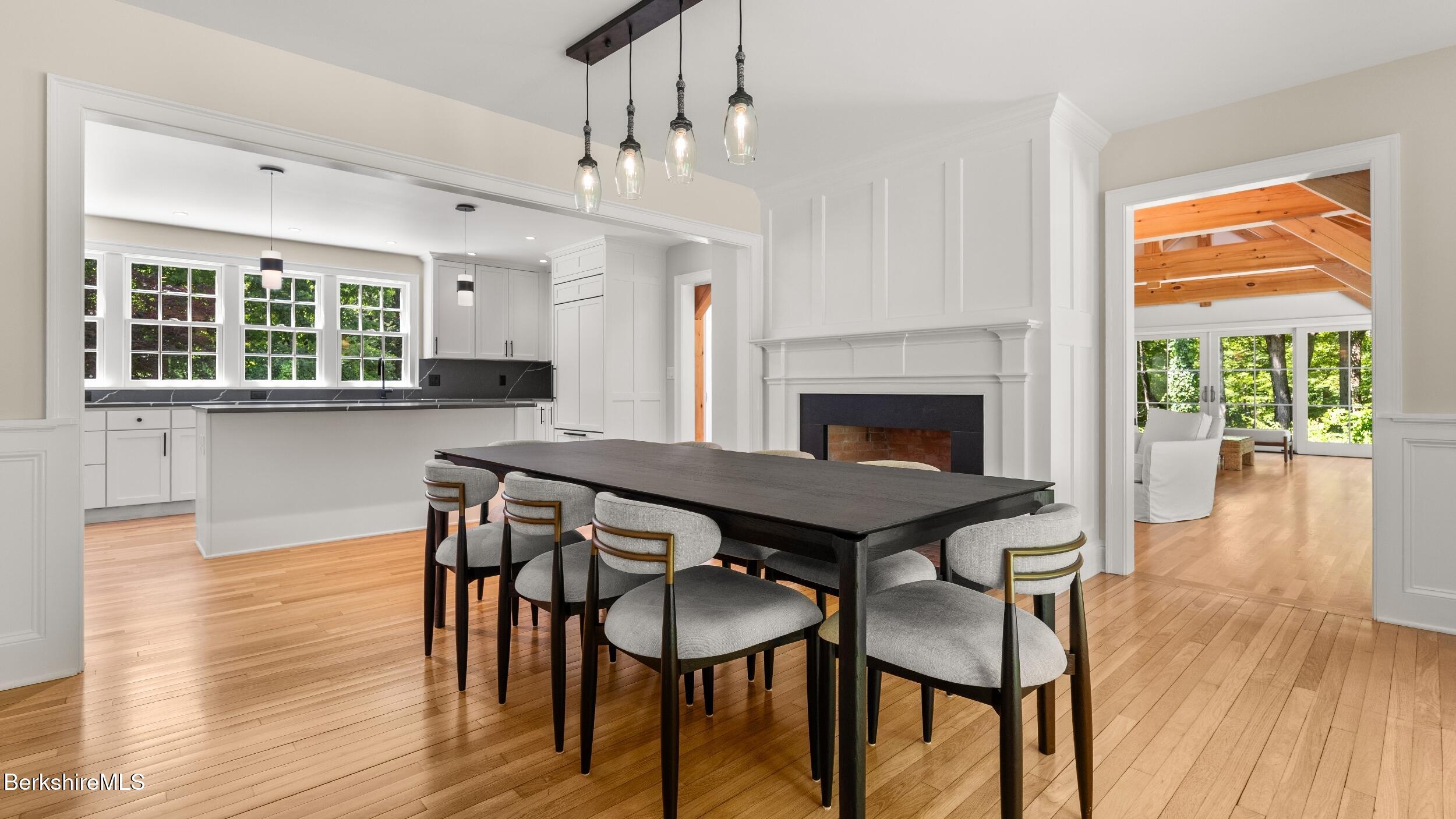 55 Main Street Stockbridge, MA 01262 - Photo 17 of 54 a dining room with furniture window wooden floor