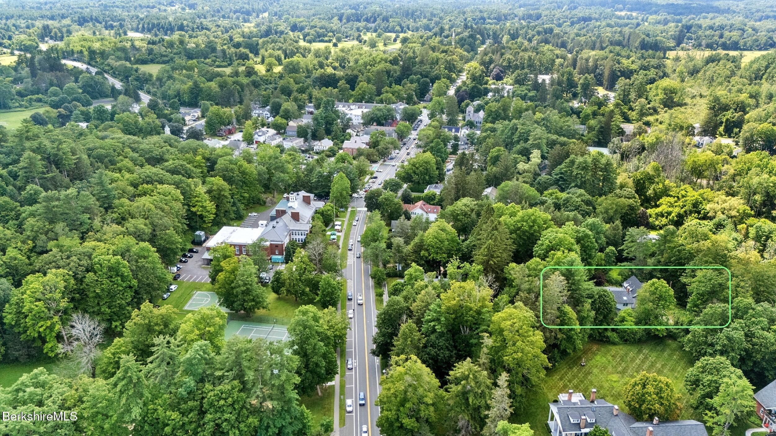55 Main Street Stockbridge, MA 01262 - Photo 50 of 54 Views from above-Main St Stockbridge