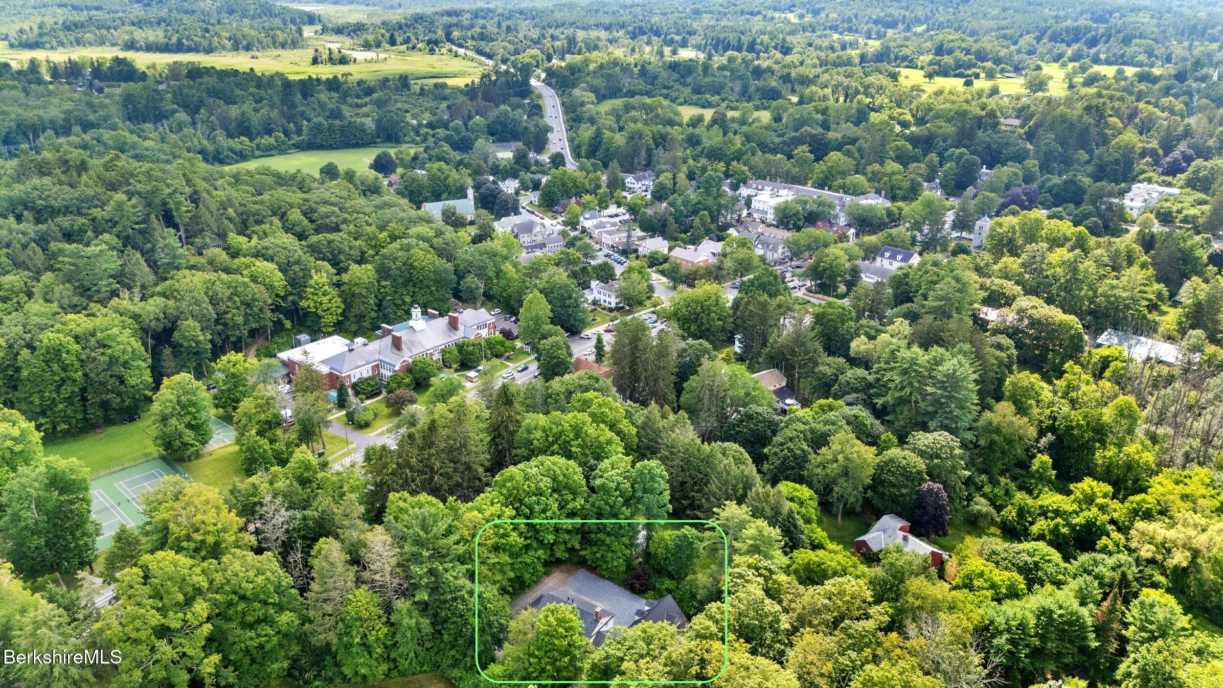 55 Main Street Stockbridge, MA 01262 - Photo 51 of 54 Views from above-Main St Stockbridge