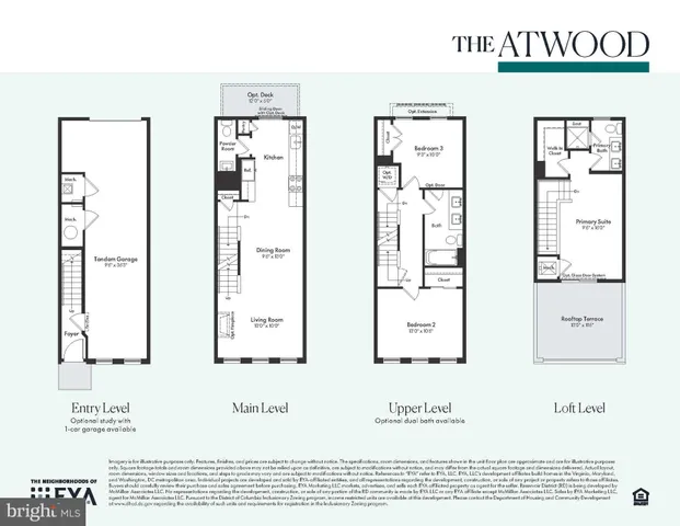 $834,900 | 61 Lower Service Road Northwest, Unit ATWOOD 891, Washington, DC 20422