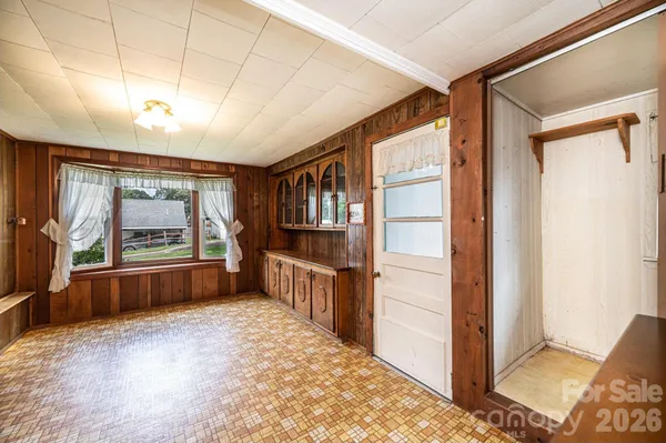 a view of a window in a house