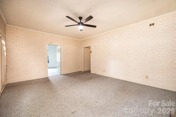 a view of an empty room