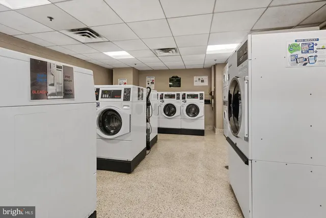 a view of washer and dryer in a utility room