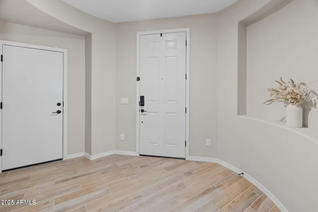 a view of an empty room