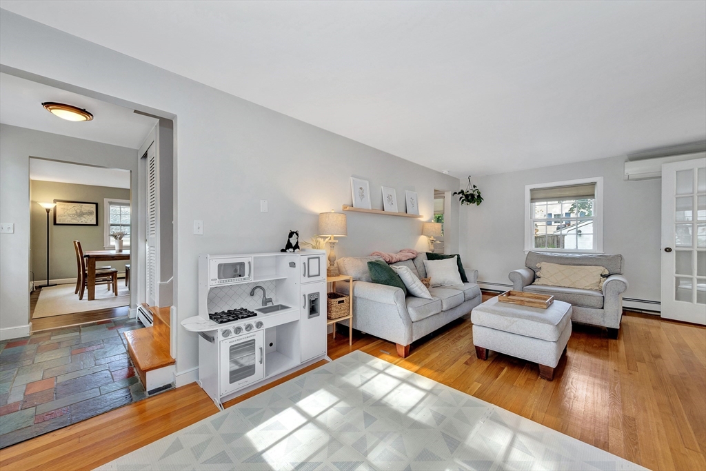 14 Hanson Street Dedham, MA 02026 - Photo 25 of 41 a living room with furniture and a wooden floor