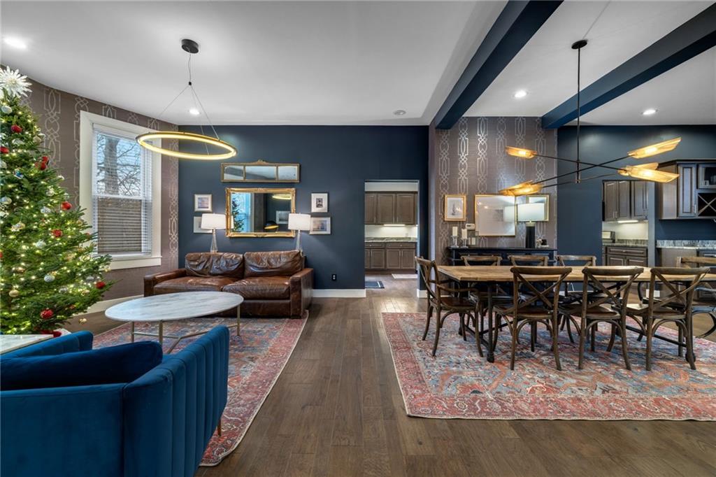 407 Hulton Road Oakmont, PA 15139 - Photo 12 of 50 Huge open room currently used as a family room and dining room