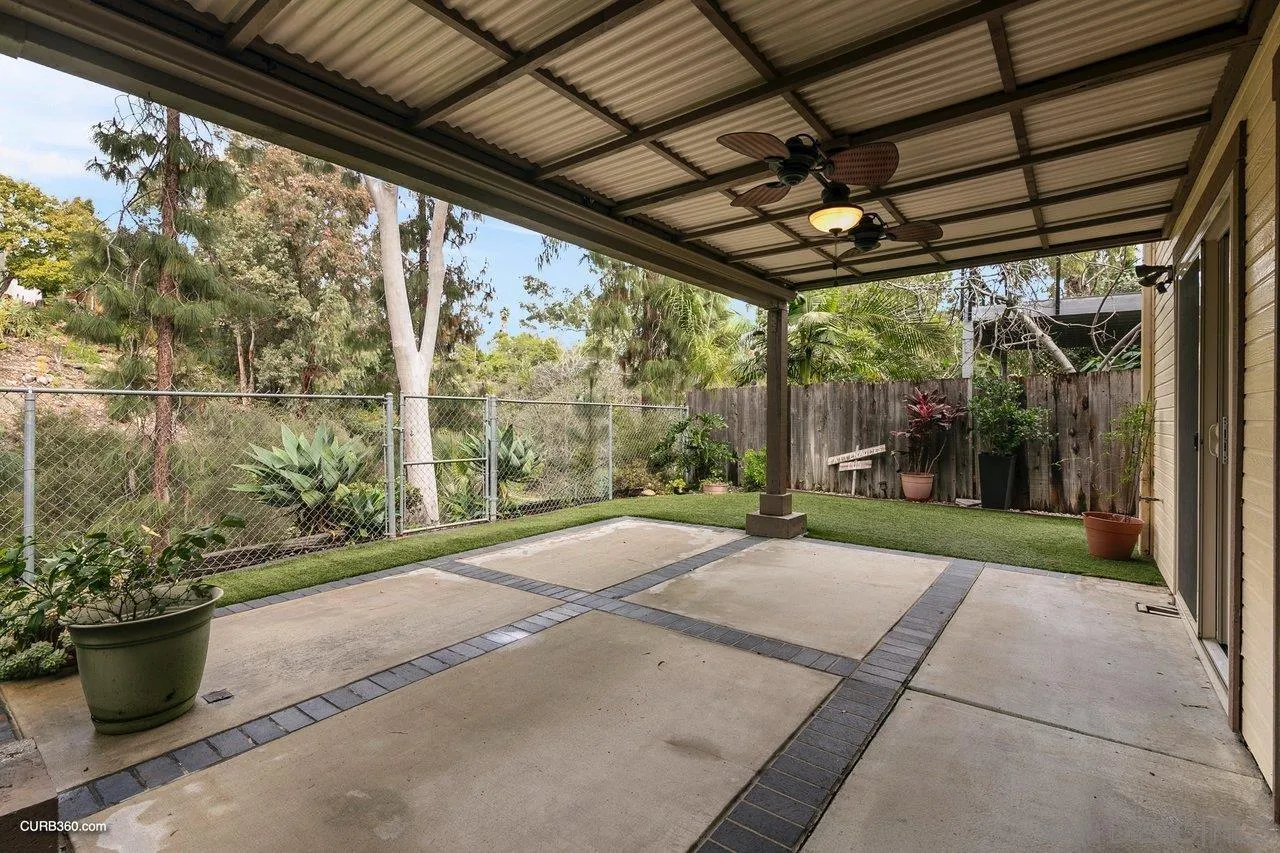 4579 54th Street San Diego, CA 92115 - Photo 28 of 39 a view of a porch with garden