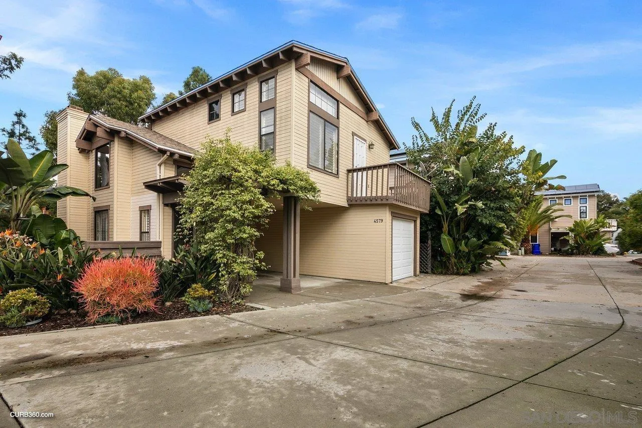 4579 54th Street San Diego, CA 92115 - Photo 37 of 39 a front view of a house with garden