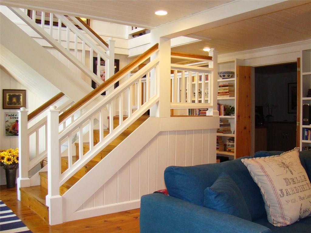 348 Heath Road Bremen, ME 04551 - Photo 19 of 32 View of the open staircase from the...