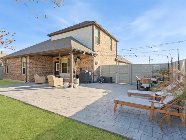 a outdoor space with a patio