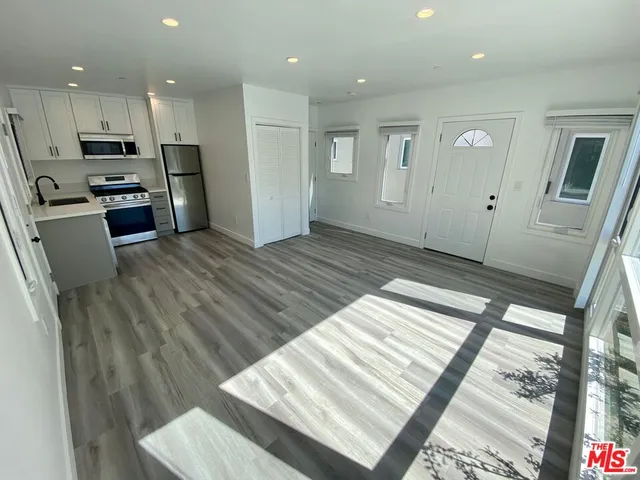a view of kitchen and utility room
