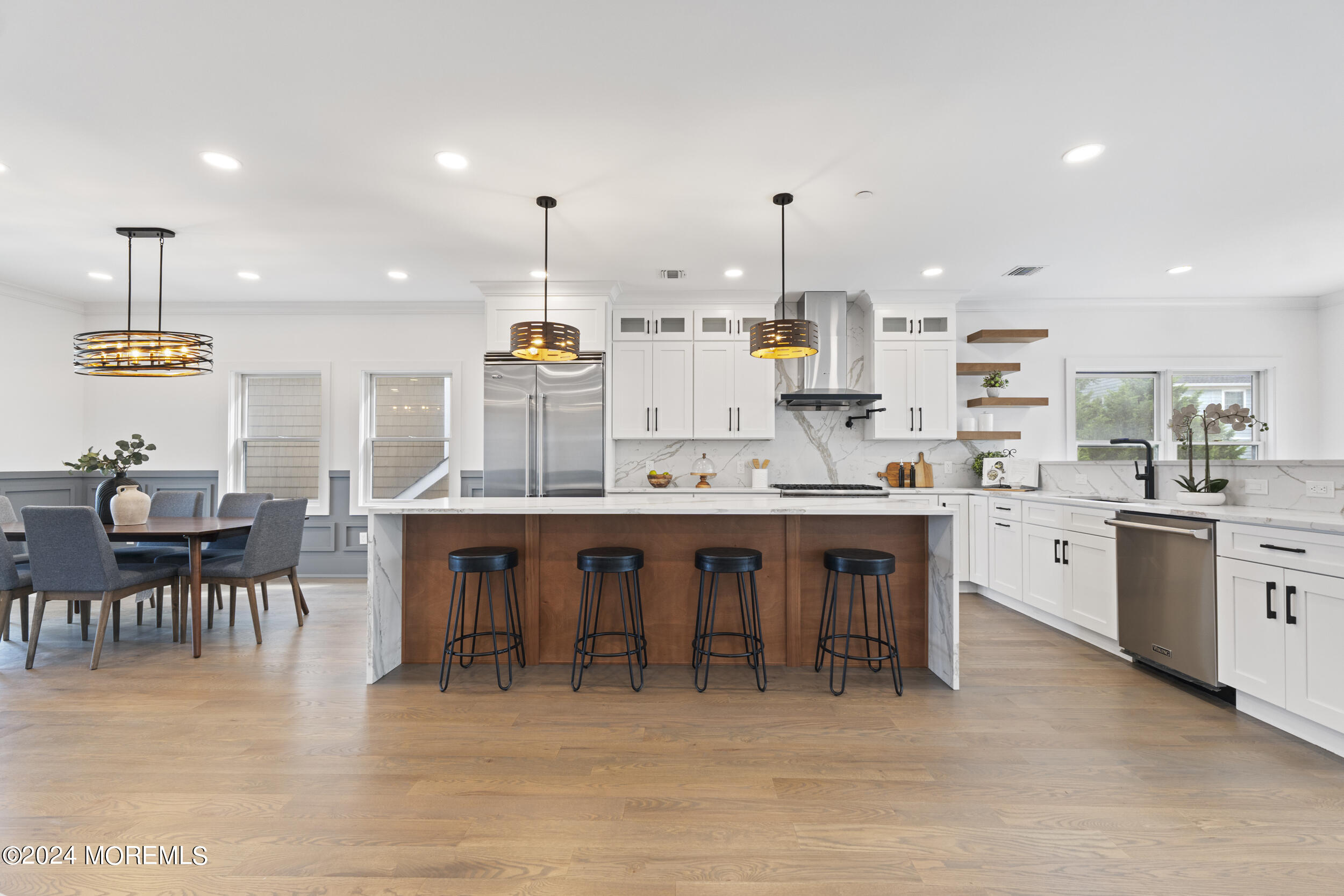 40 Seaview Avenue, Unit B Long Branch, NJ 07740 - Photo 24 of 81 a large kitchen with a table and chairs