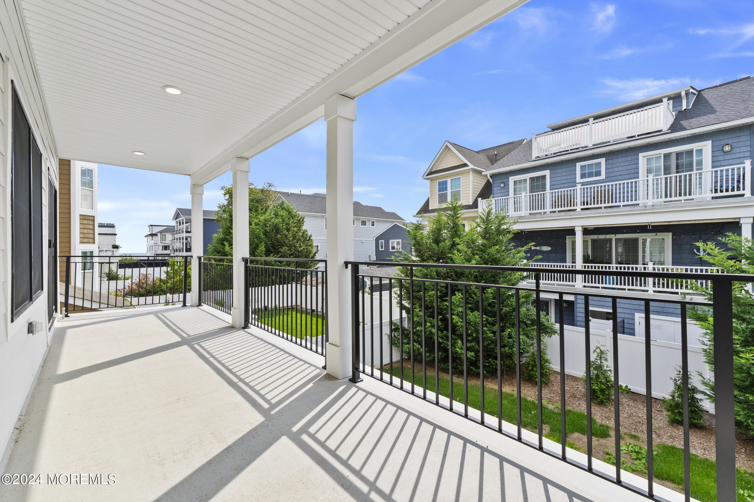 40 Seaview Avenue, Unit B Long Branch, NJ 07740 - Photo 33 of 81 a view of a balcony with iron floor