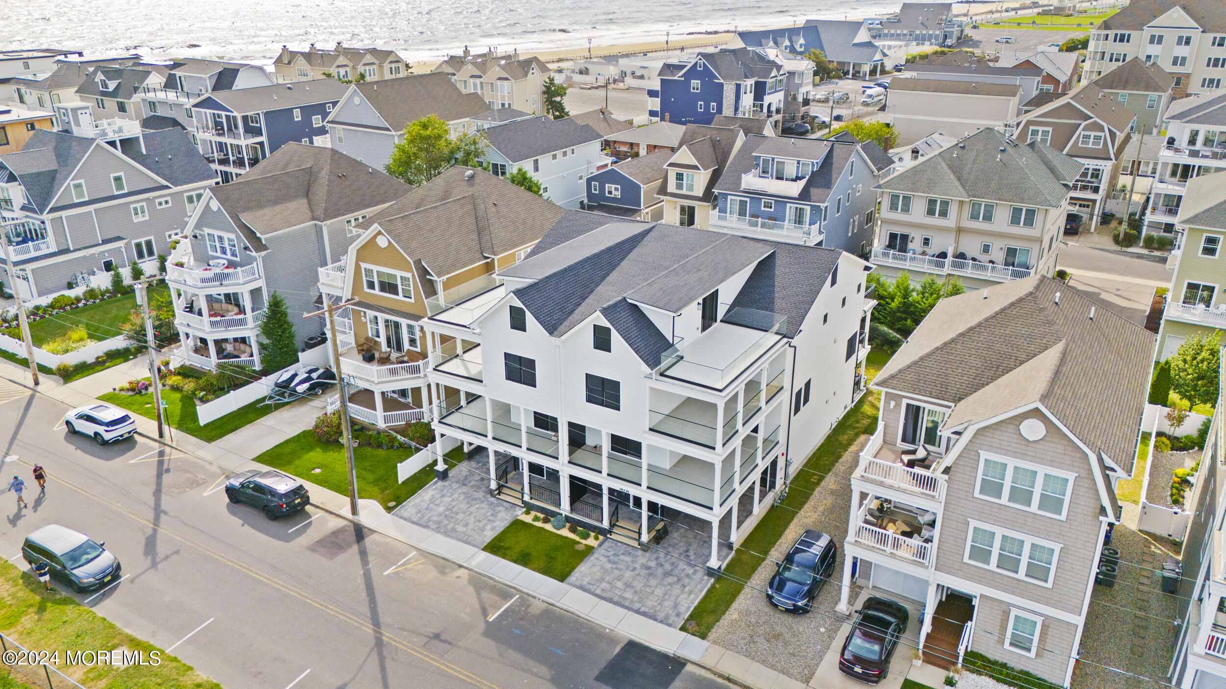 40 Seaview Avenue, Unit B Long Branch, NJ 07740 - Photo 67 of 81 a aerial view of multi story residential apartment building