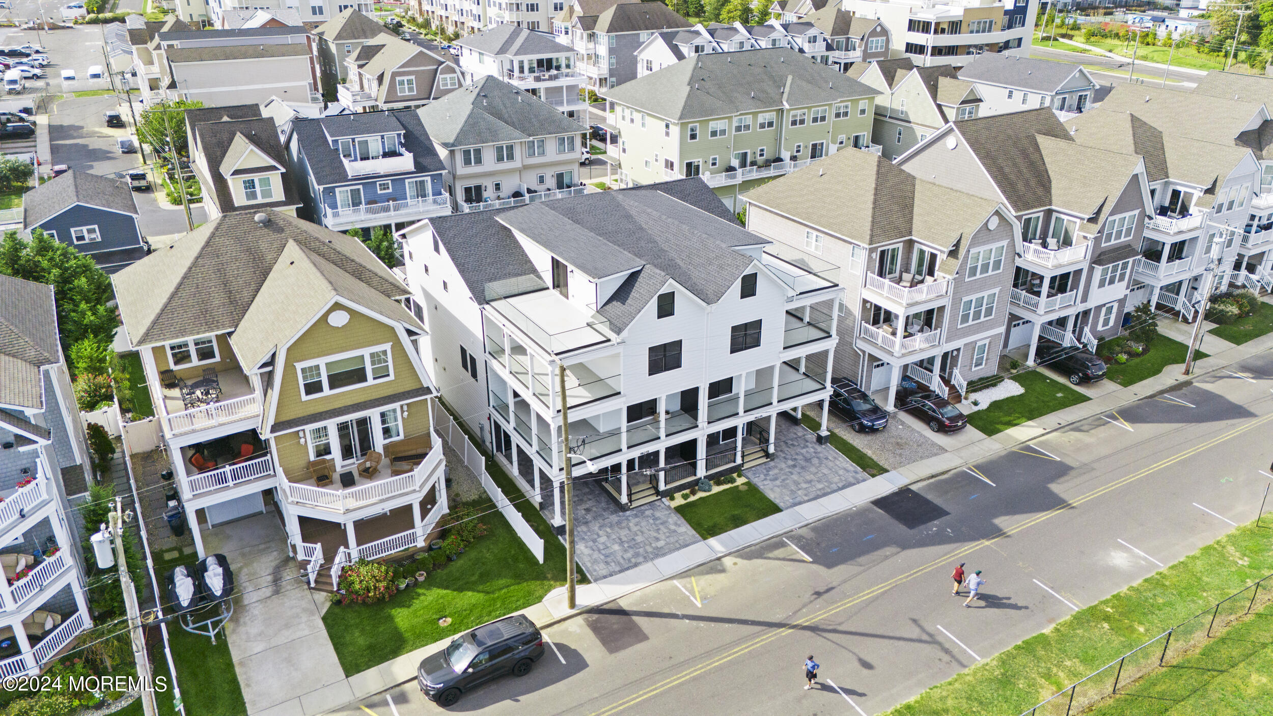 40 Seaview Avenue, Unit B Long Branch, NJ 07740 - Photo 68 of 81 an aerial view of a multi story residential apartment building