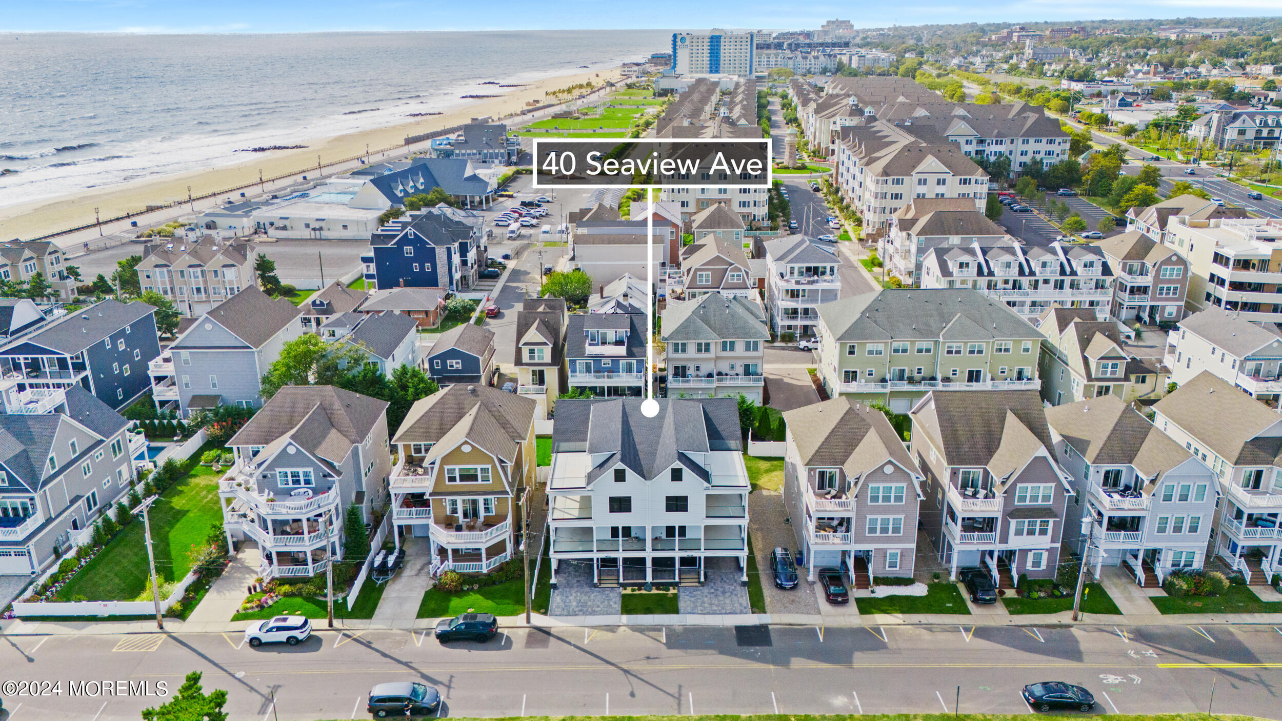40 Seaview Avenue, Unit B Long Branch, NJ 07740 - Photo 74 of 81 an aerial view of multi story residential apartment building