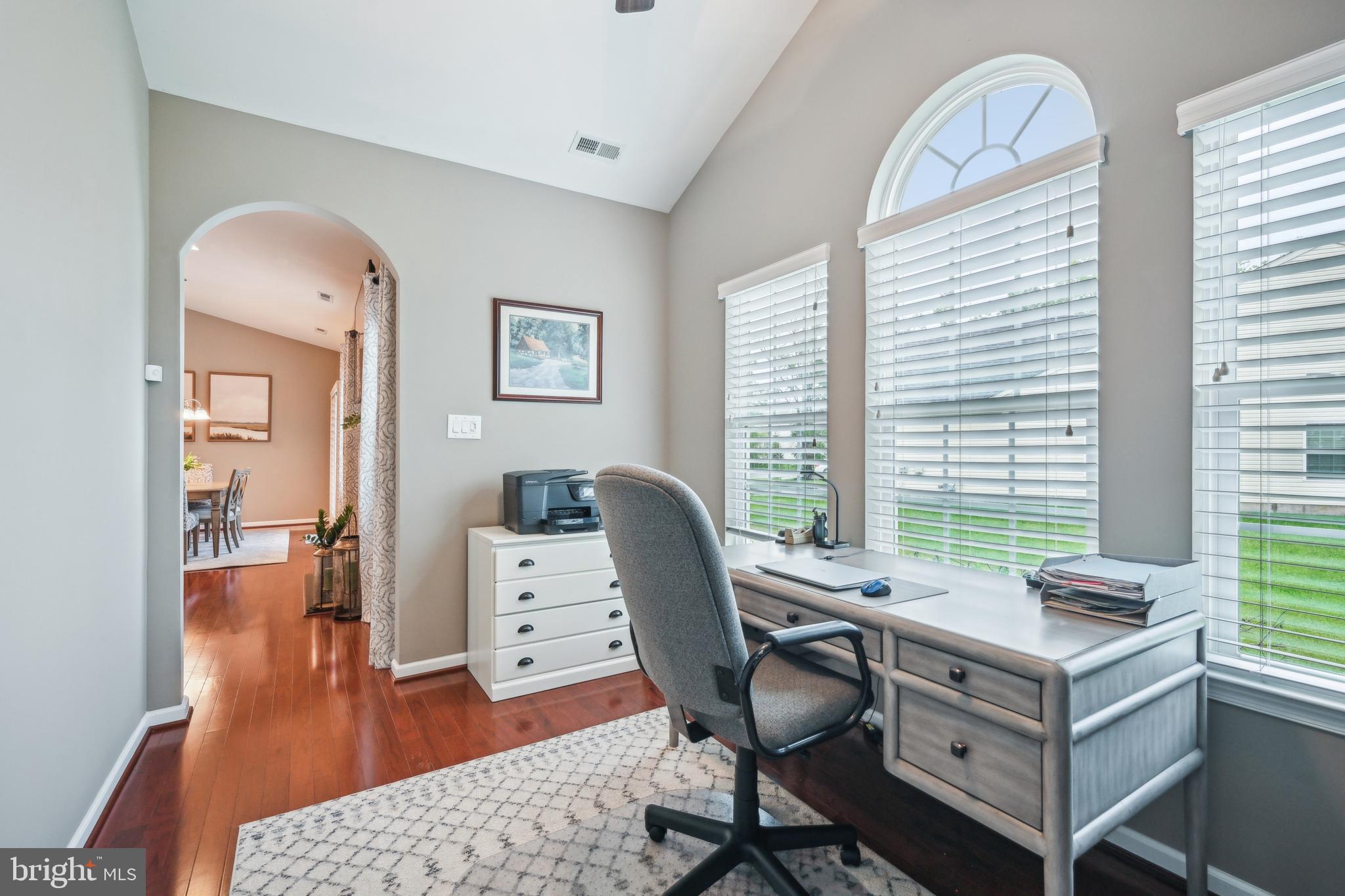 17 Alcott Way Marlton, NJ 08053 - Photo 24 of 43 a view of a livingroom with workspace and a window