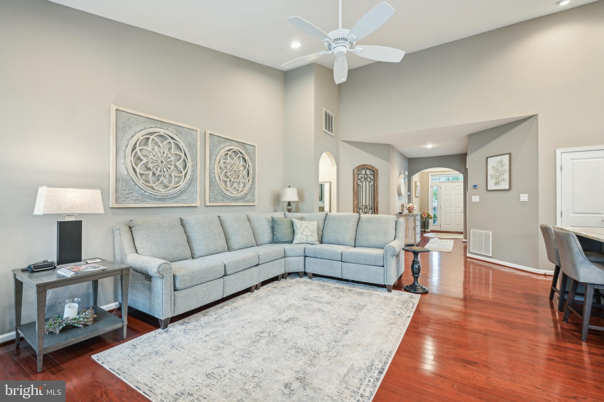 17 Alcott Way Marlton, NJ 08053 - Photo 10 of 43 a living room with furniture and a wooden floor