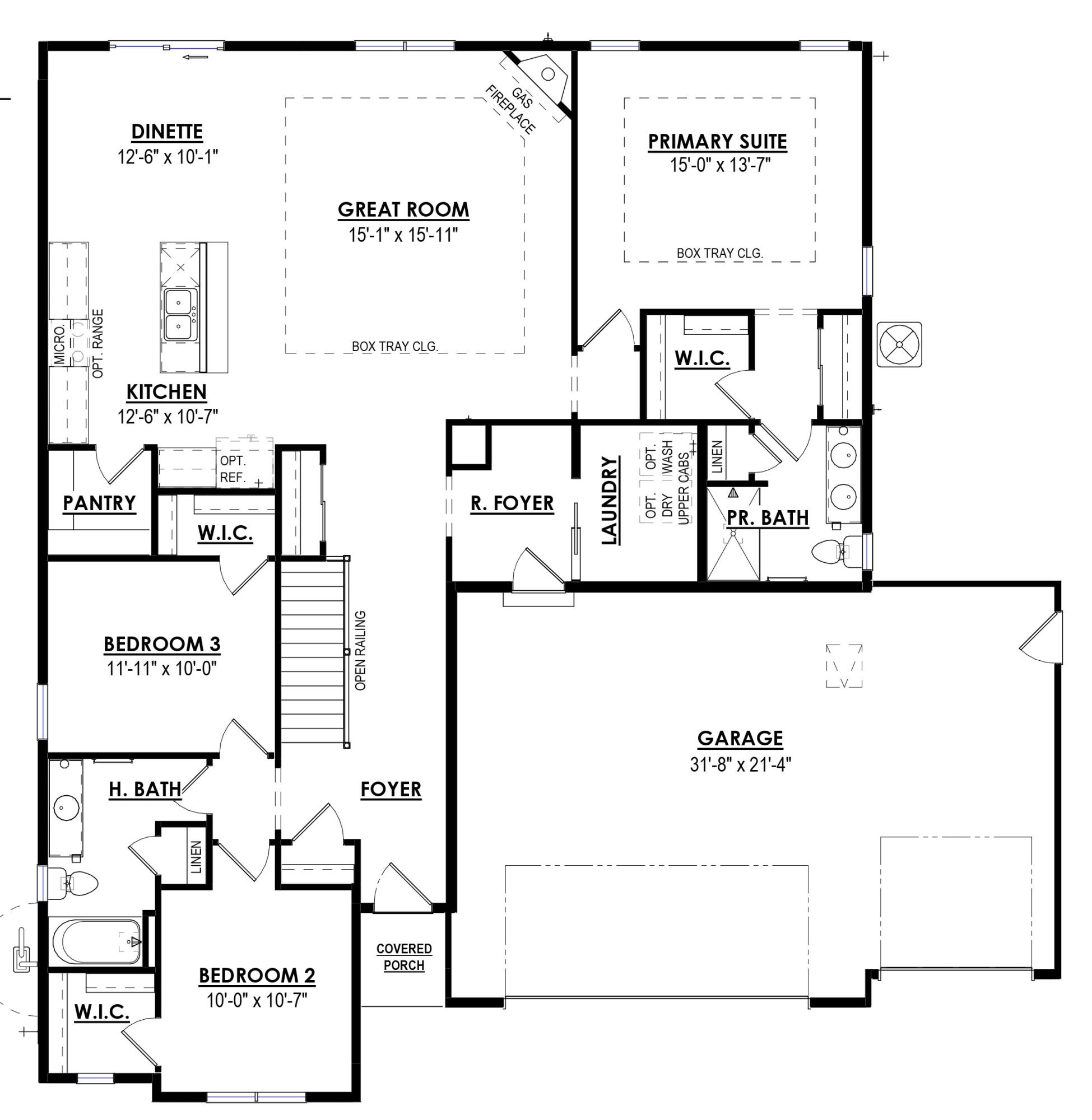 1750 Cardinal Court Mukwonago, WI 53149 - Photo 2 of 2 129-012_Windsor_FloorPlan