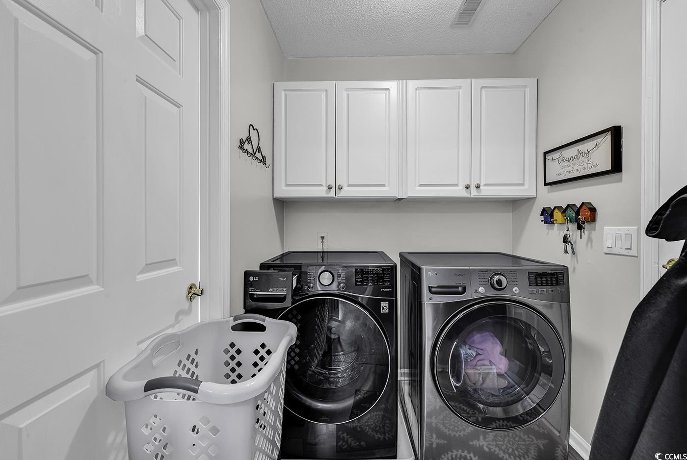 86 Black River Road Myrtle Beach, SC 29588 - Photo 27 of 40 Laundry room with independent washer and dryer, cabinet space.