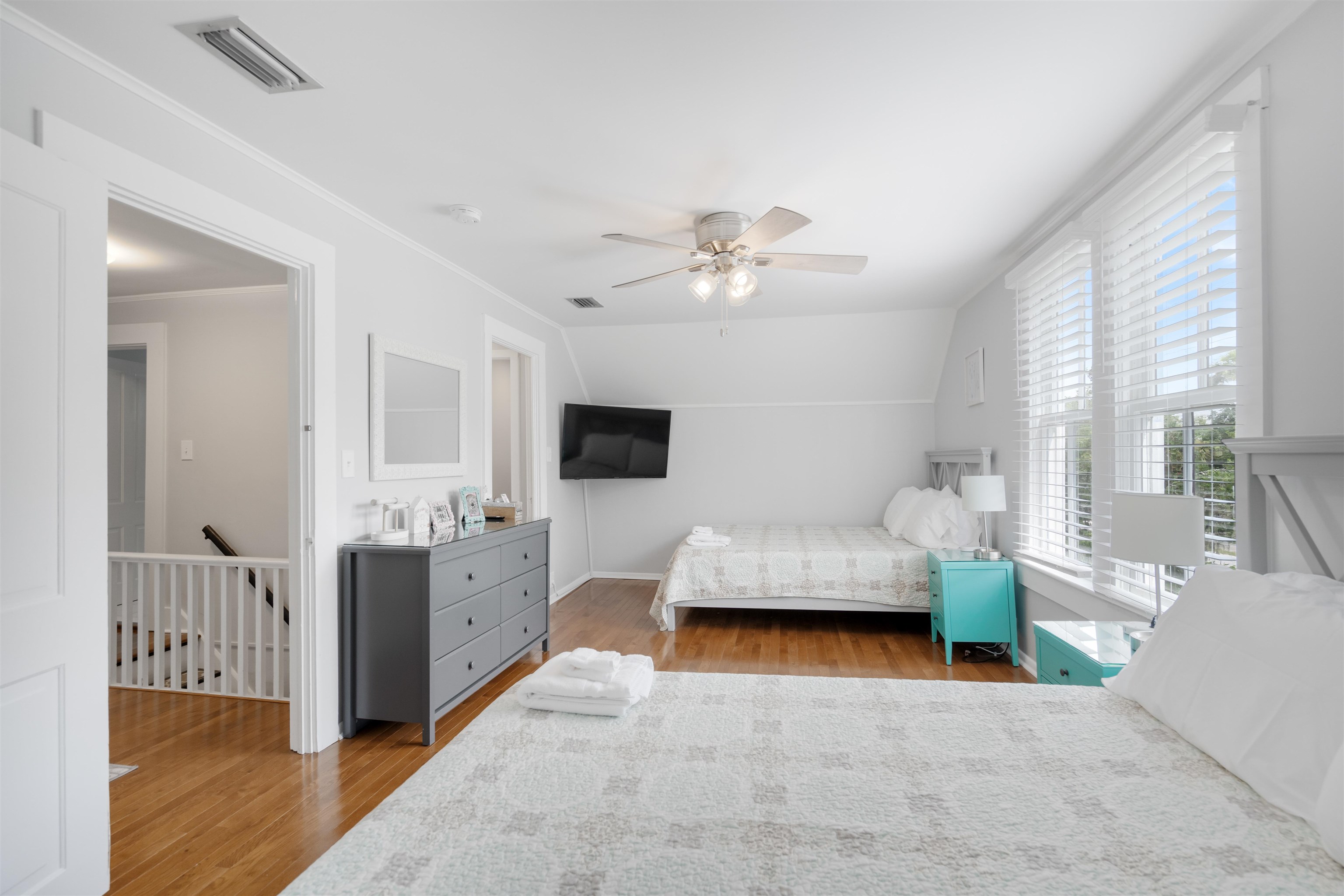 142 Marine Street St. Augustine, FL 32084 - Photo 38 of 48 a living room with furniture and a flat screen tv