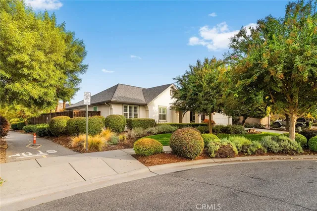 a potted plant in front of a house