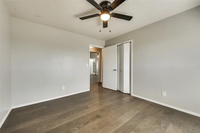 wooden floor in an empty room