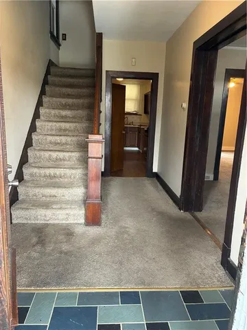 a view of entryway and hall