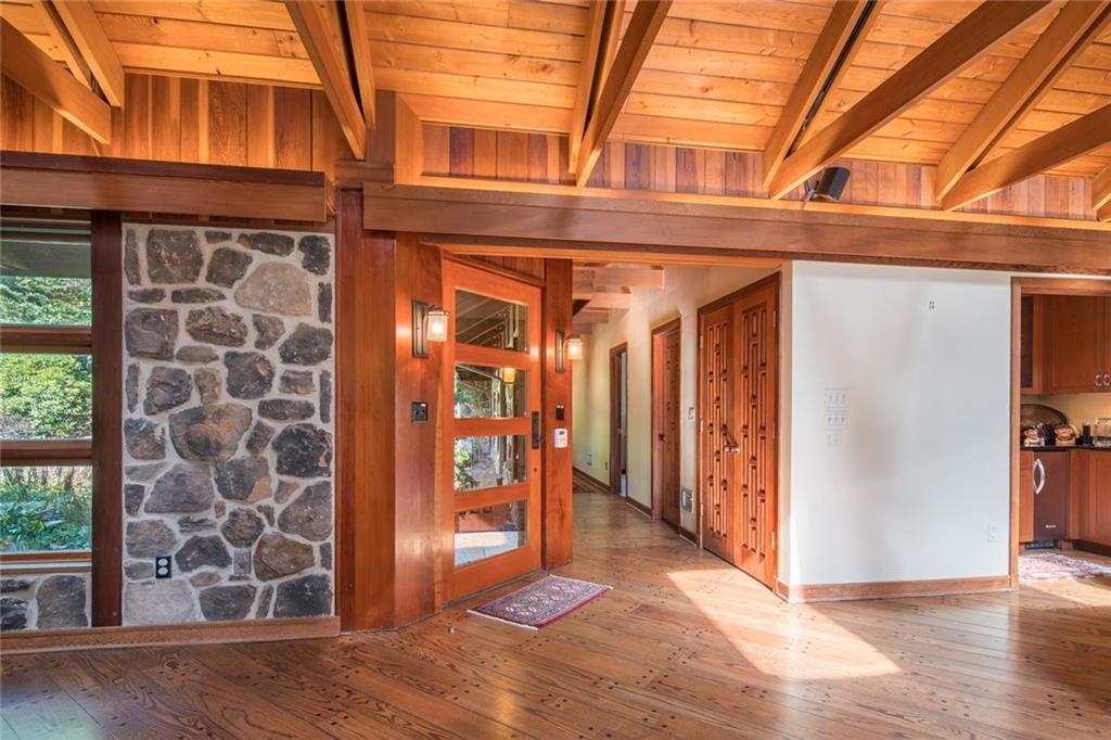 118 Riding Trail Lane Pittsburgh, PA 15215 - Photo 3 of 25 Custom redwood, stone, and oak throughout the house