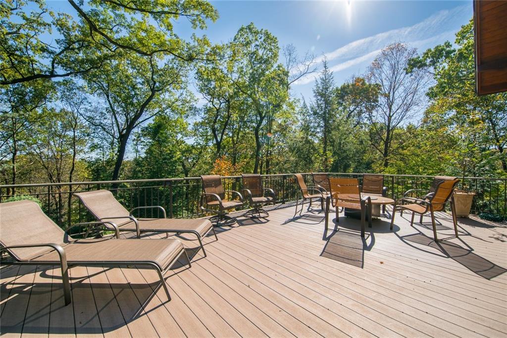 118 Riding Trail Lane Pittsburgh, PA 15215 - Photo 22 of 25 Fire pit with no maintenance deck adjacent to Screened porch