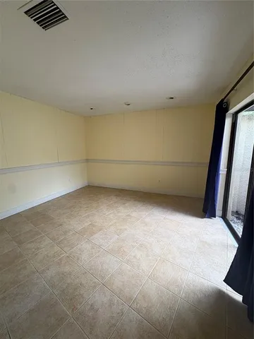 a view of room with racks