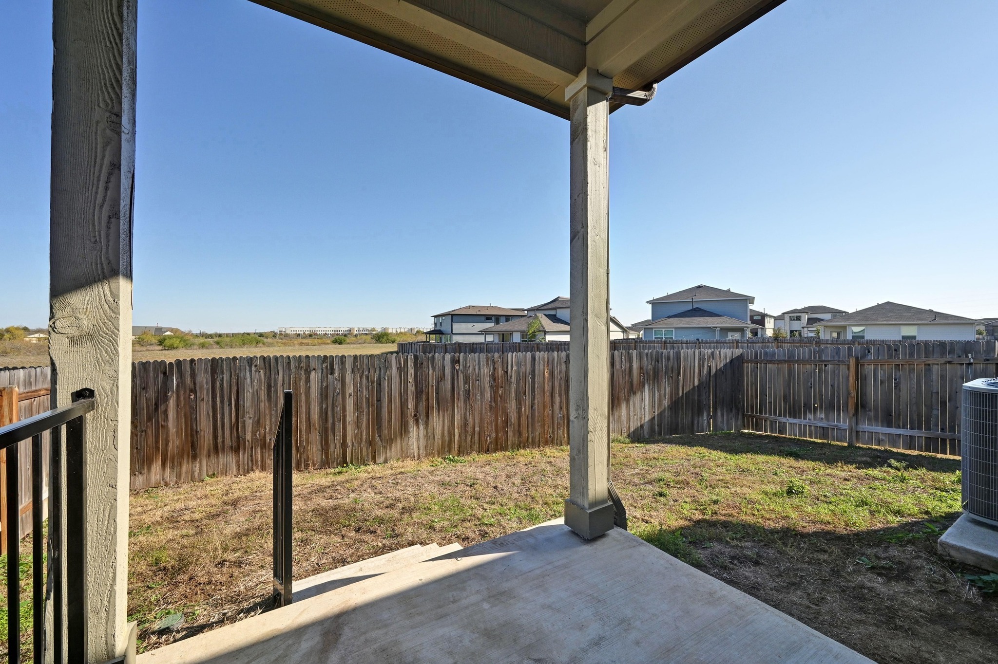 522 Wilshire Road San Marcos, TX 78666 - Photo 21 of 22 a view of a backyard with a tub