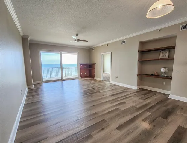 wooden floor in an empty room