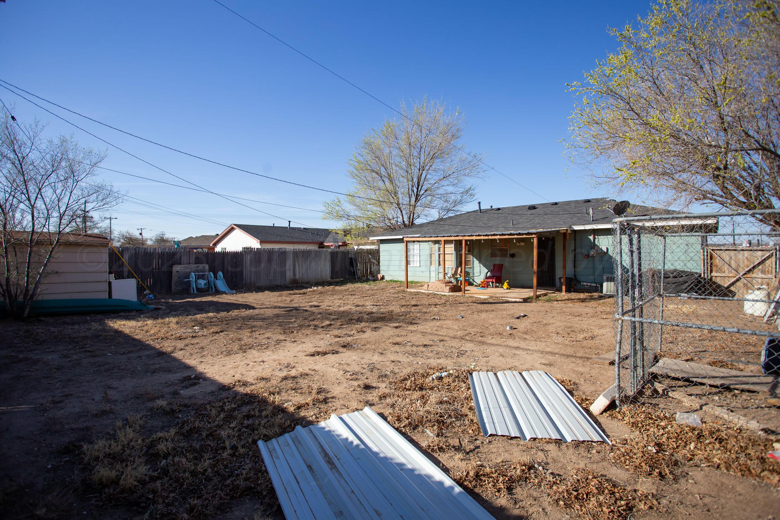 4413 South Austin Street Amarillo, TX 79110 - Photo 18 of 18 Back Yard