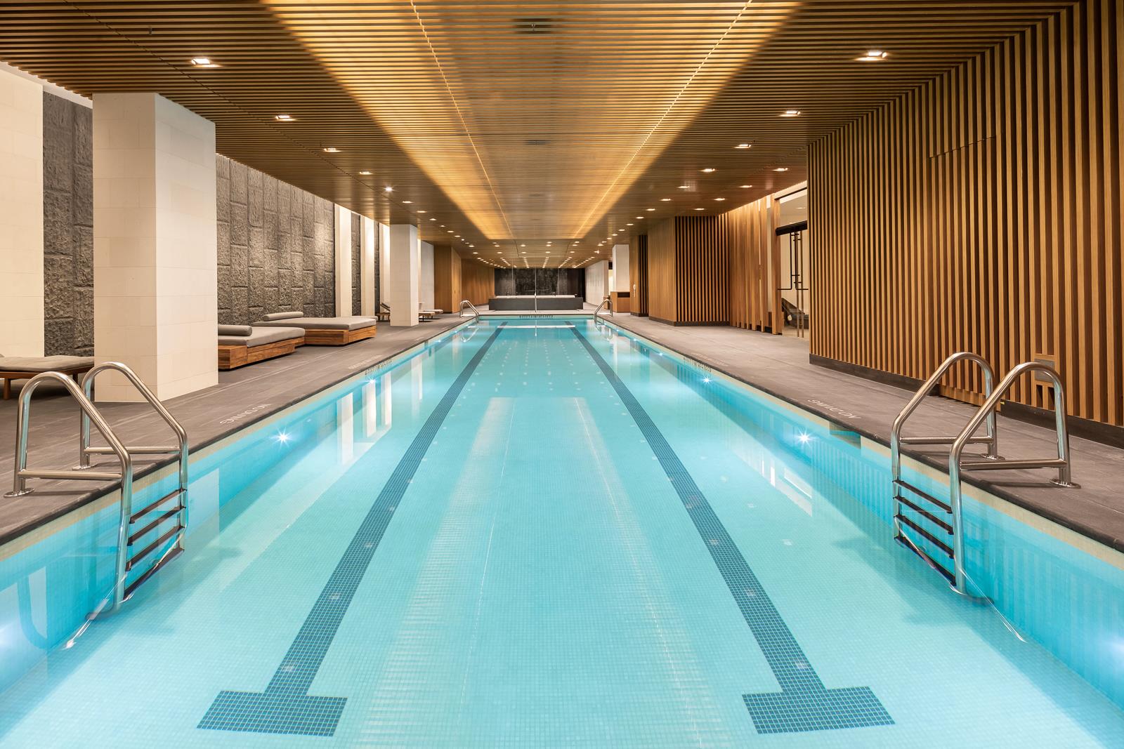 111 Murray Street, Unit 11B Manhattan, NY 10007 - Photo 13 of 25 a view of a swimming pool and a balcony