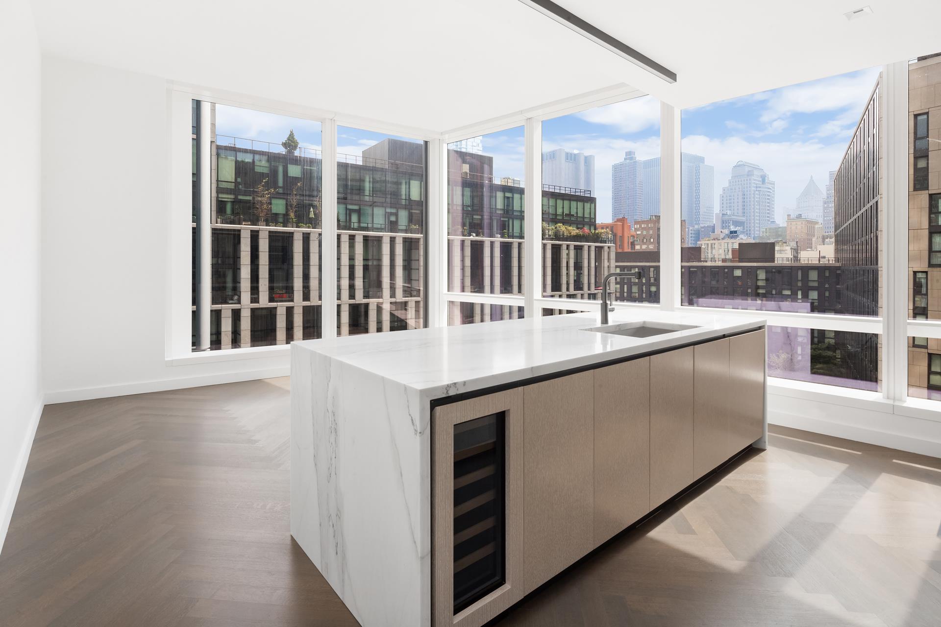 111 Murray Street, Unit 11B Manhattan, NY 10007 - Photo 2 of 25 a large white kitchen with a large window
