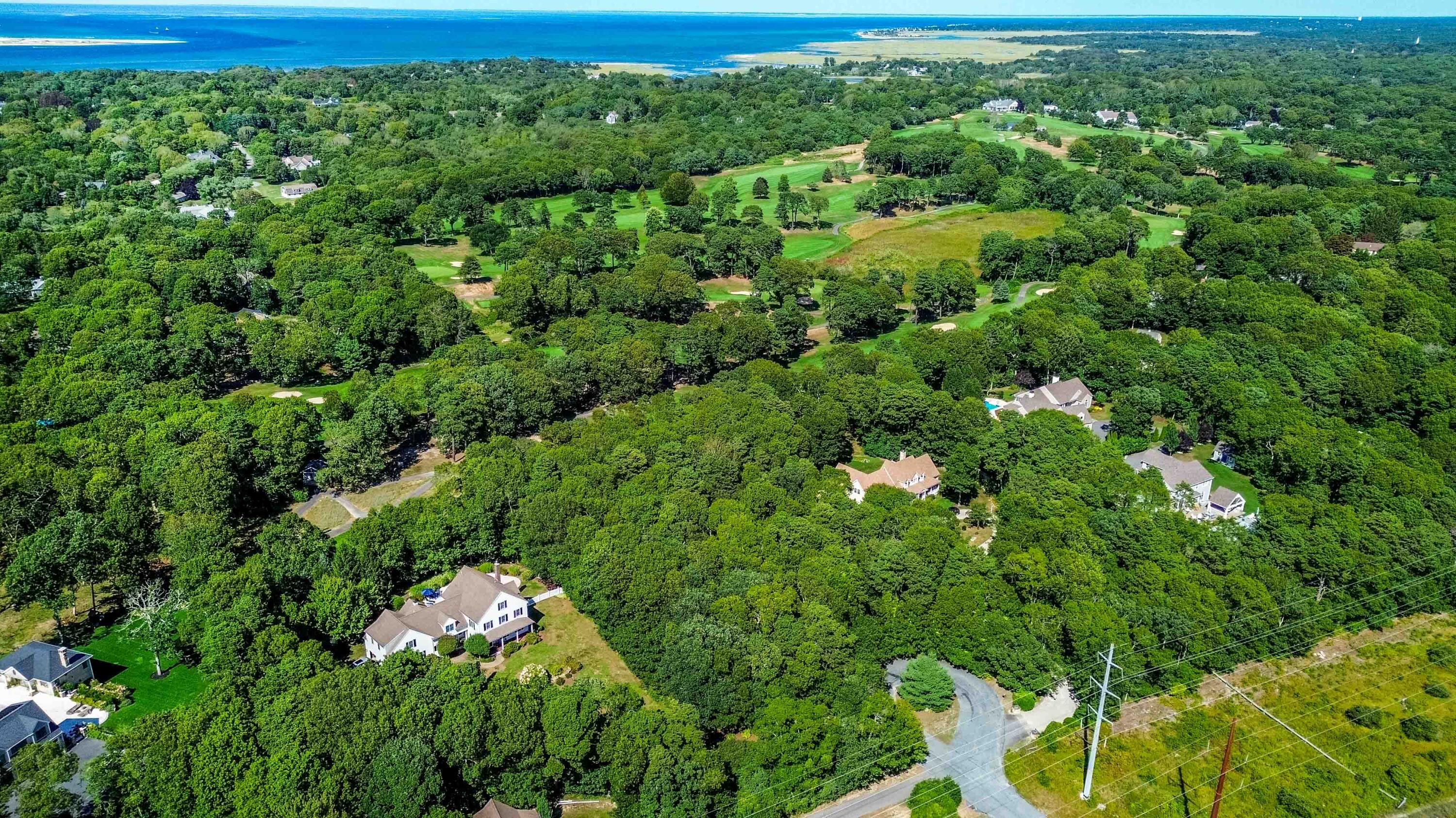 44 Iris Lane Barnstable, MA 02675 - Photo 6 of 13 an aerial view of residential house with outdoor space and trees all around