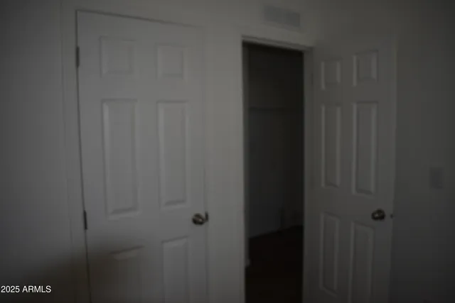 a close view of closet