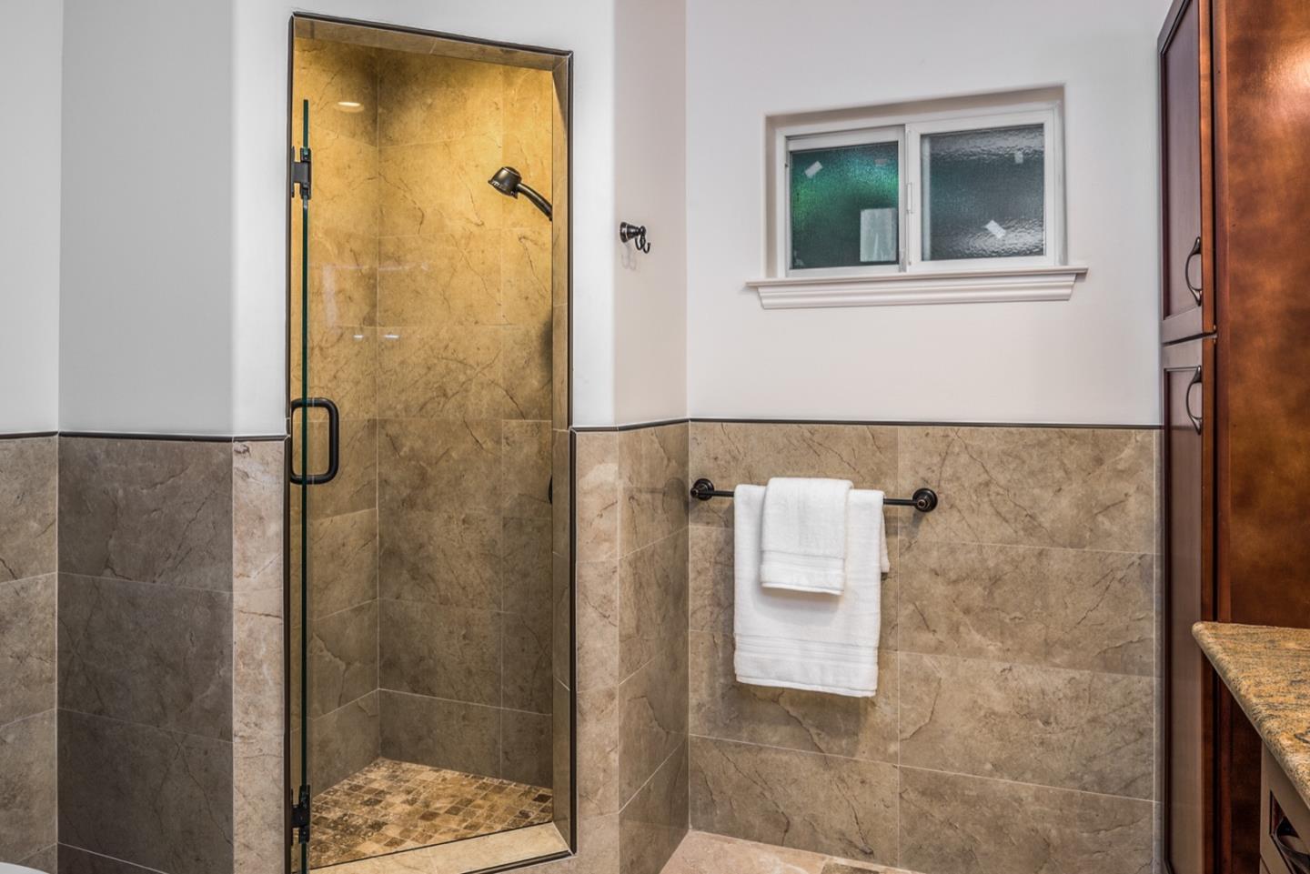 4157 Sunridge Road Pebble Beach, CA 93953 - Photo 17 of 25 a bathroom with a shower