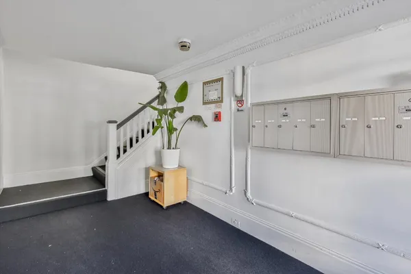 a view of entryway with stairs