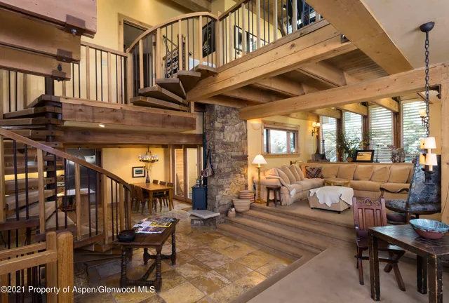 a outdoor living space with patio furniture