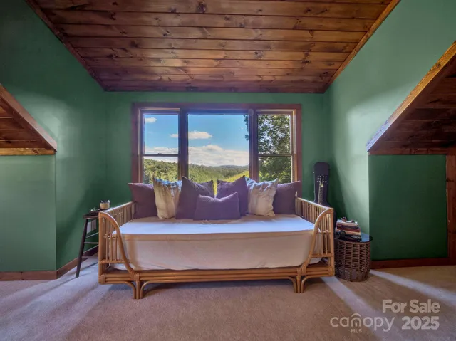 a outdoor view with a seating space