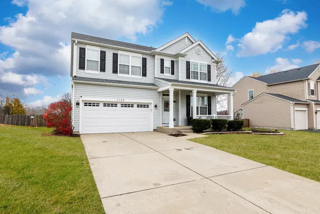 front view of house with a yard