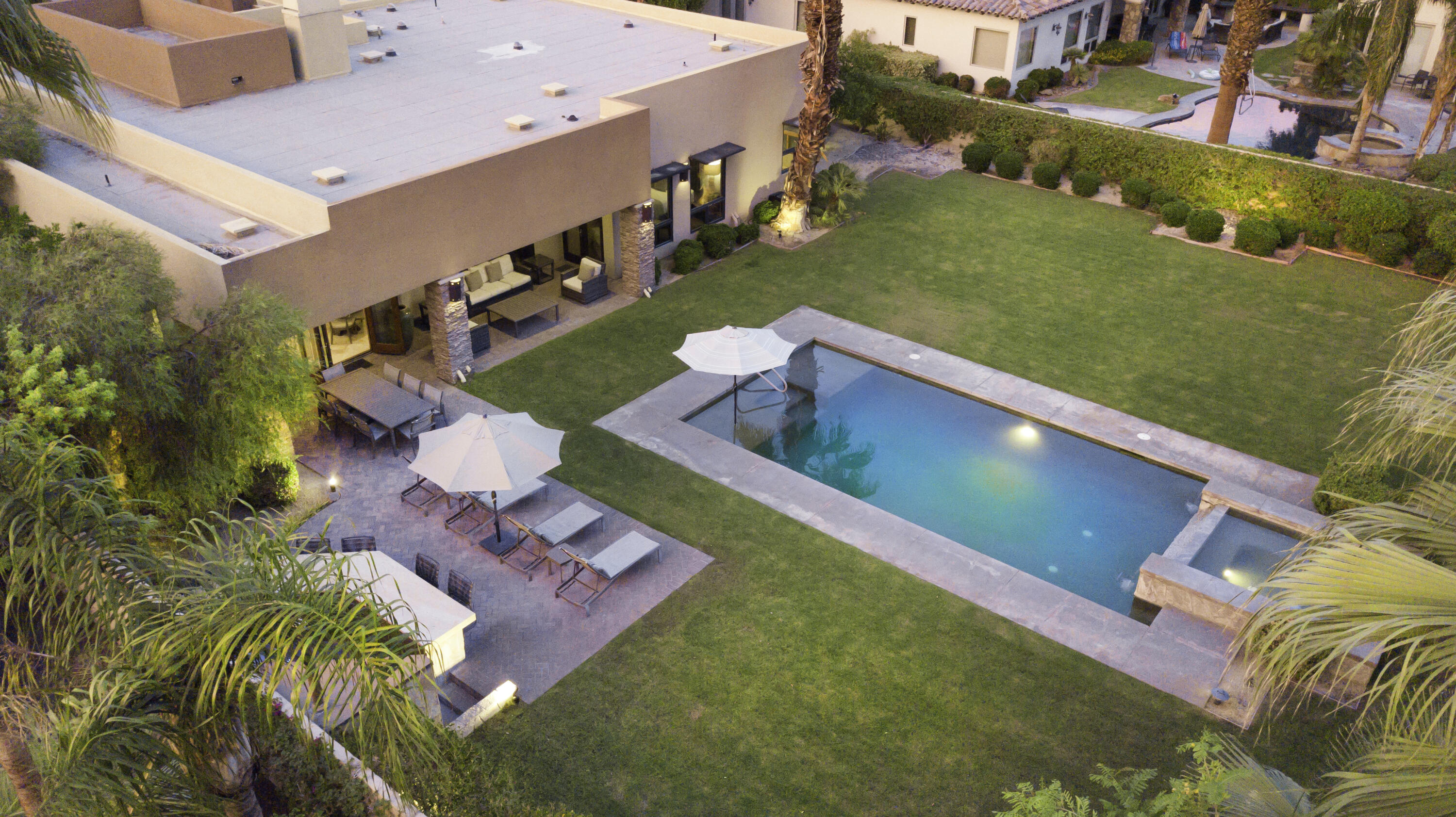 72737 Verbenia Road Rancho Mirage, CA 92270 - Photo 12 of 29 a view of an outdoor space and a yard