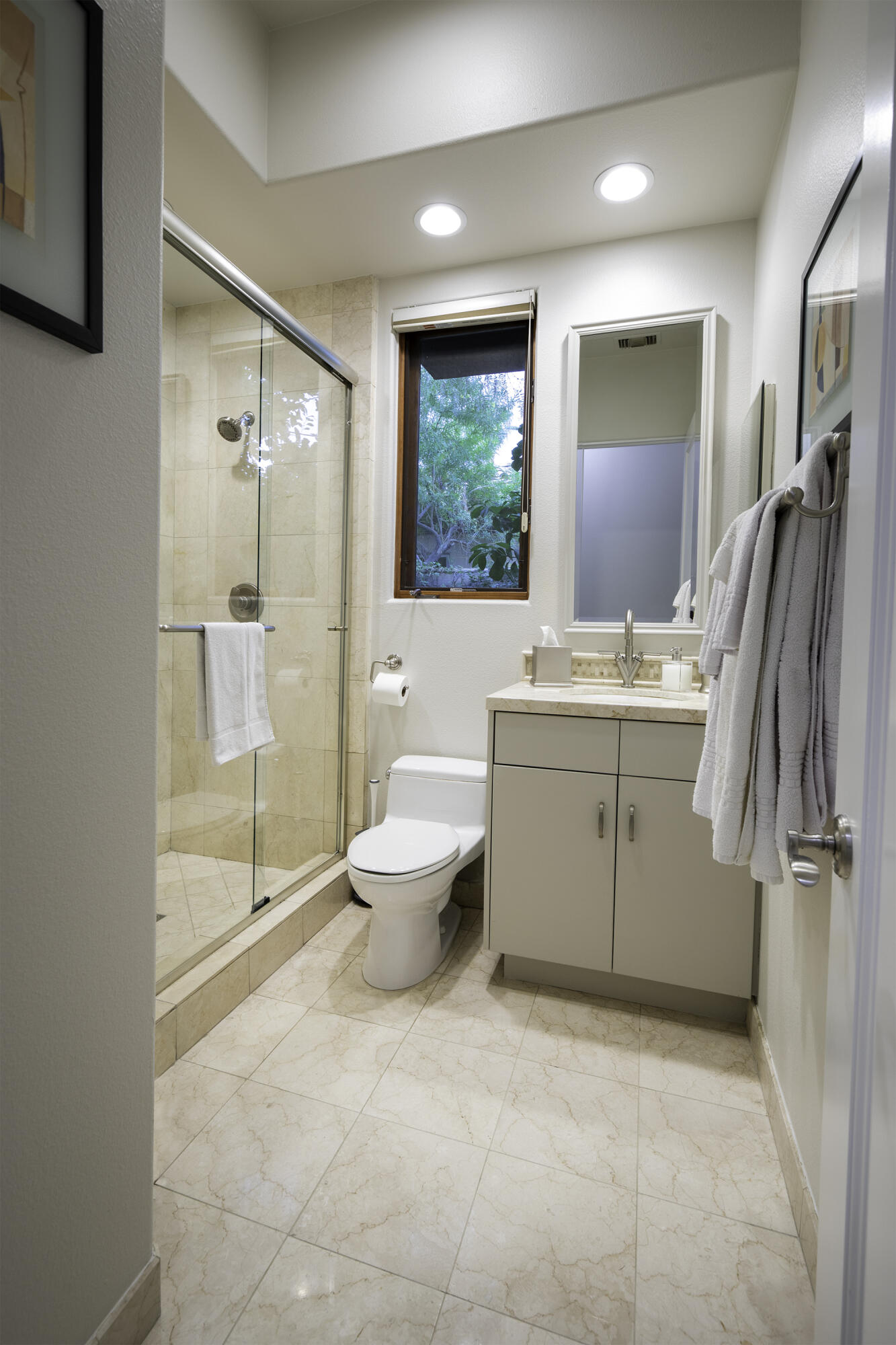 72737 Verbenia Road Rancho Mirage, CA 92270 - Photo 23 of 29 a bathroom with a sink toilet and shower