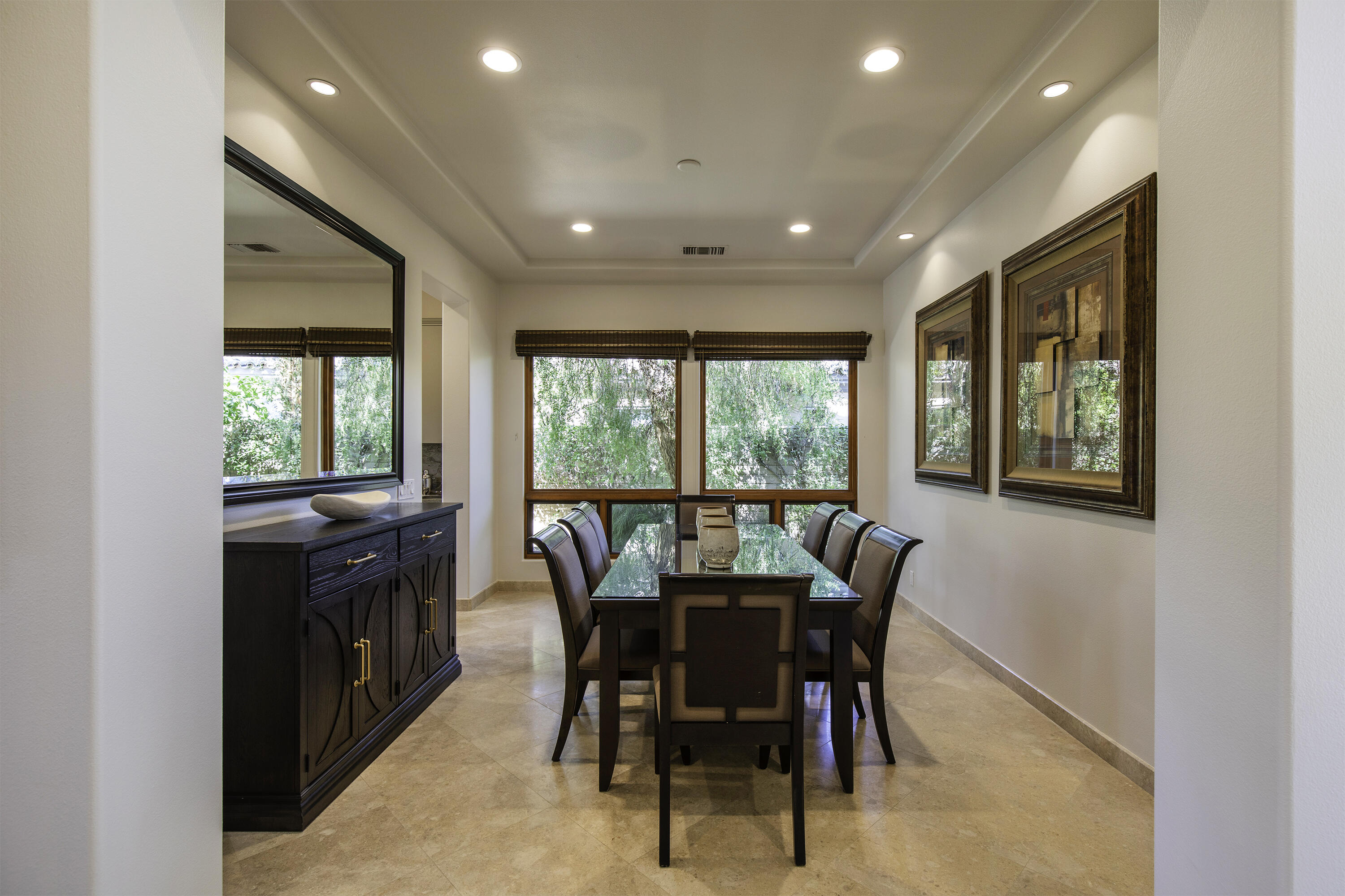 72737 Verbenia Road Rancho Mirage, CA 92270 - Photo 4 of 29 a view of a dining room with furniture window and outside view